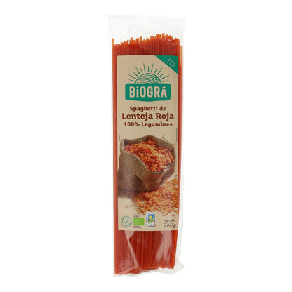 Biogra Organic Red Lentil Spaghetti 250 g