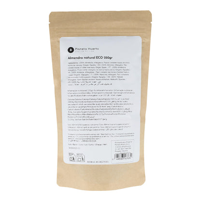 Natürliche Mandeln mit Haut ECO Planeta Huerto 250 g