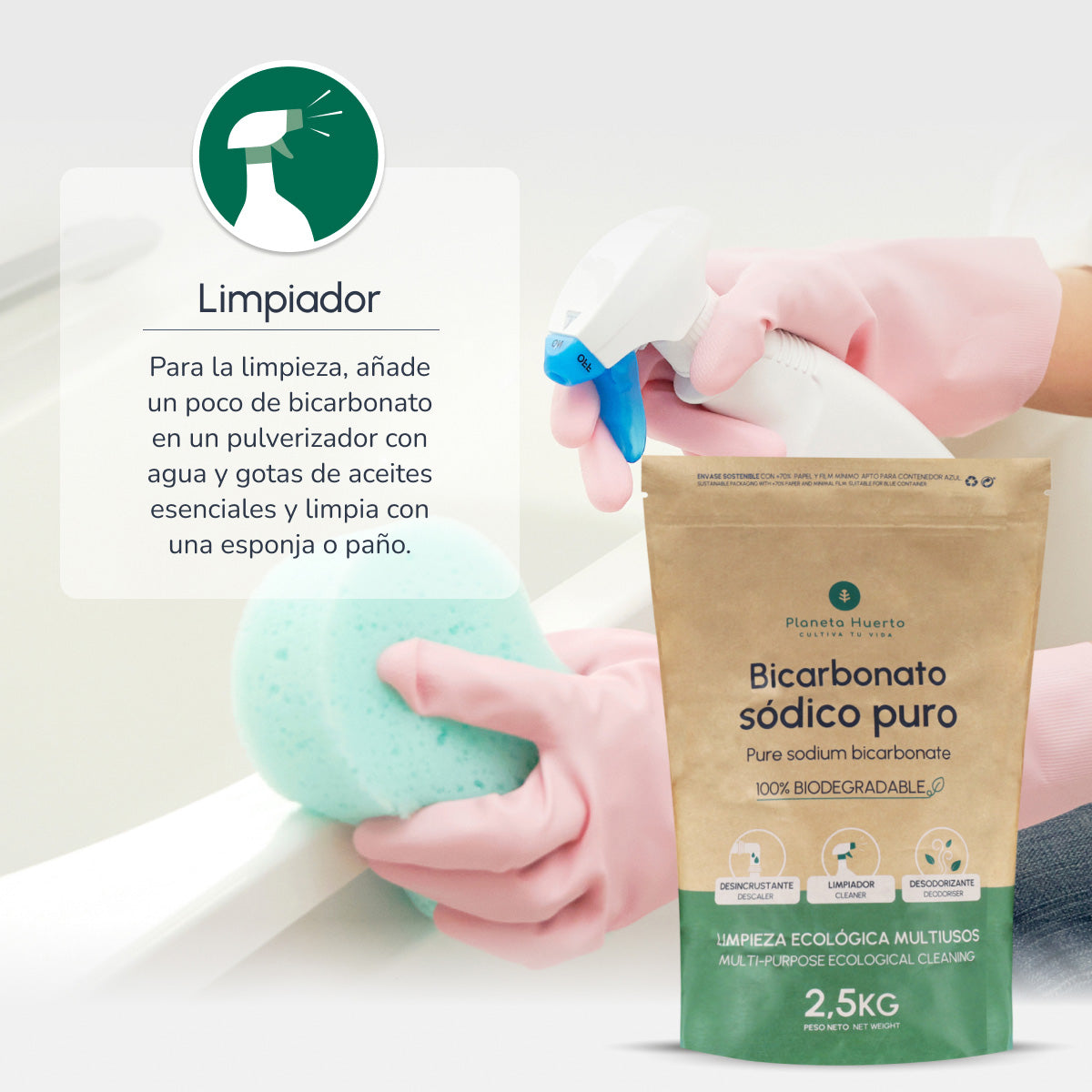 Sodium bicarbonate Planeta Huerto 1 Kg