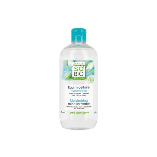 Feuchtigkeitsspendendes Mizellenwasser mit Aloe Vera BIO So'Bio étic 500 ml