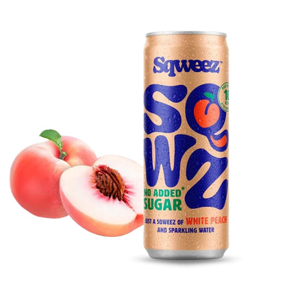 Kalorisnål dryck med persikosmak SQWZ 250 ml