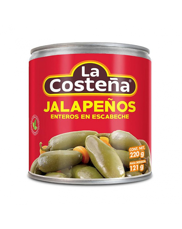 Jalapeños entiers La Costeña 220g
