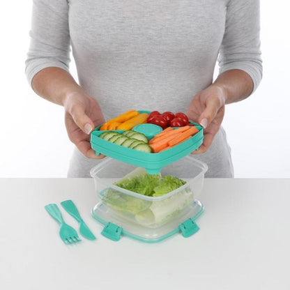 Luftdichter Behälter für Salat Sistema Salad To Go 1,1 l