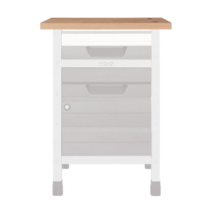 1 Arbeitsplatte aus Buche S 650 x 650 x 30 mm Wolfcraft 6043000 S 650 x 650 x 30 mm