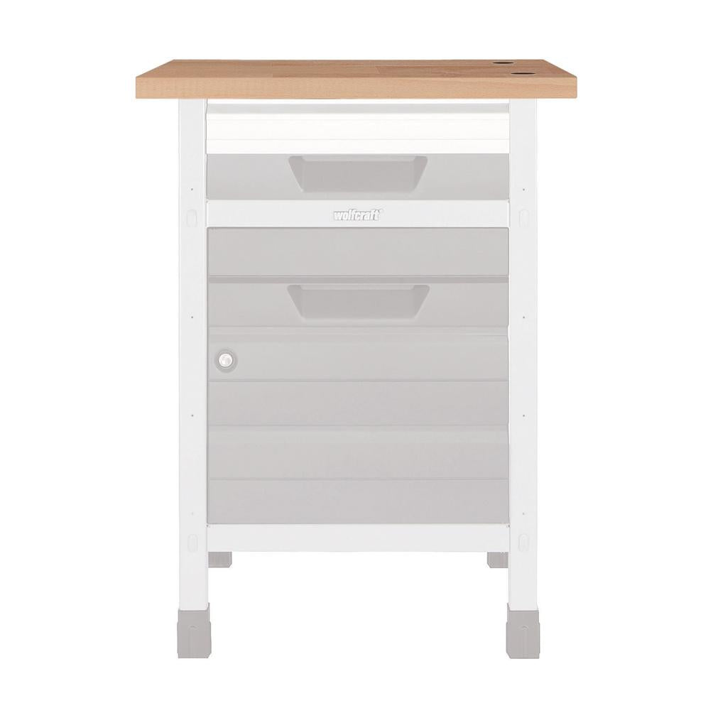 1 Arbeitsplatte aus Buche S 650 x 650 x 30 mm Wolfcraft 6043000 S 650 x 650 x 30 mm