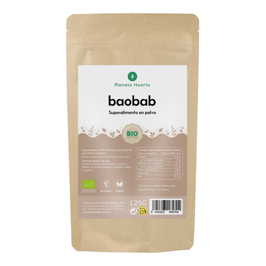 Poudre de baobab Eco Planeta Huerto 125 g