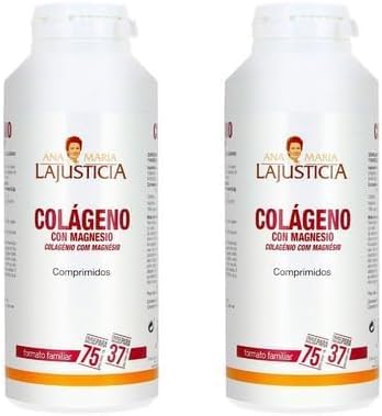 2-pack kollagen med magnesium Ana María La Justicia 450 tabletter