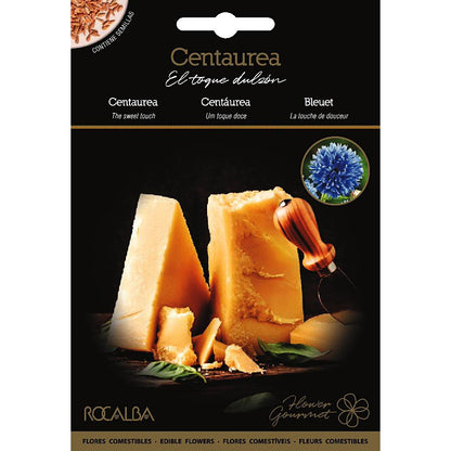Ätbara blommor från Centaurea Rocalba