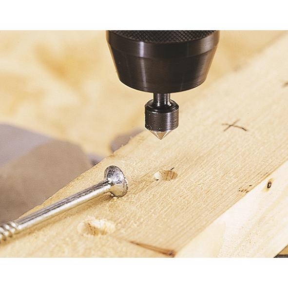 1 pogłębiacz HSS, trzpień 8 mm Wolfcraft Ø 16, 45°