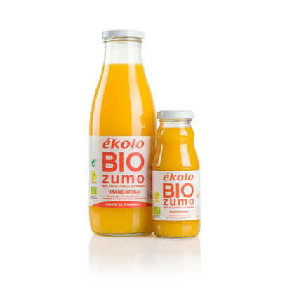 Jus de mandarine bio 100 % pressé Ékolo 750 ml