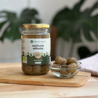 Olive verdi condite Eco Planeta Huerto 390g