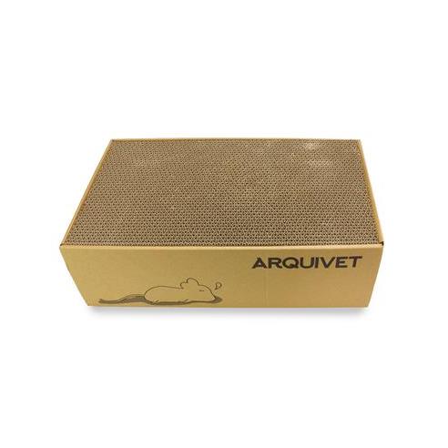 Kartonnen krabpaal voor katten NATURAL Arquivet 43,5x29,5x14cm