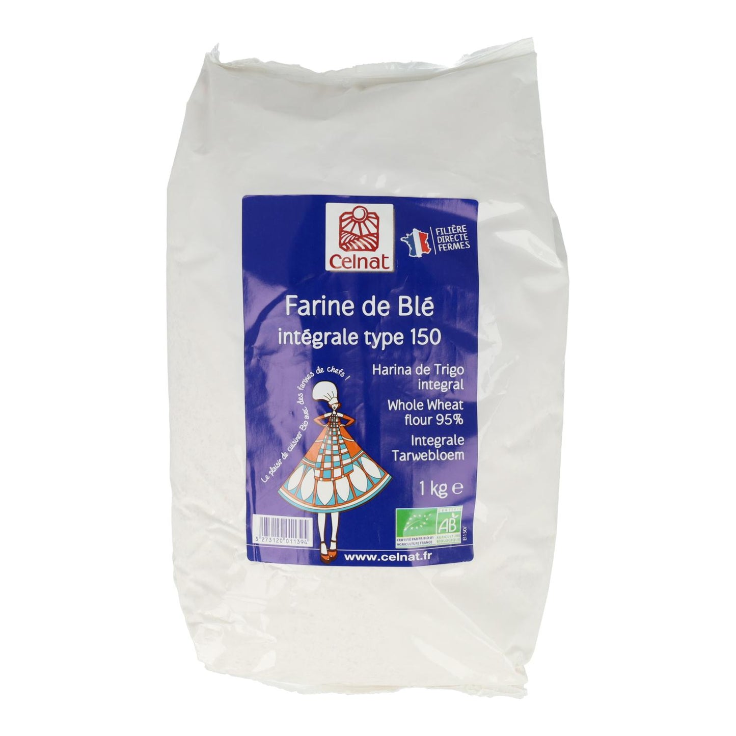 Volkorenmeel Celnat 1 kg