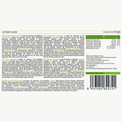 Probiotyki z witaminami dla dzieci w żelkach Aldous Bio 120 żelków