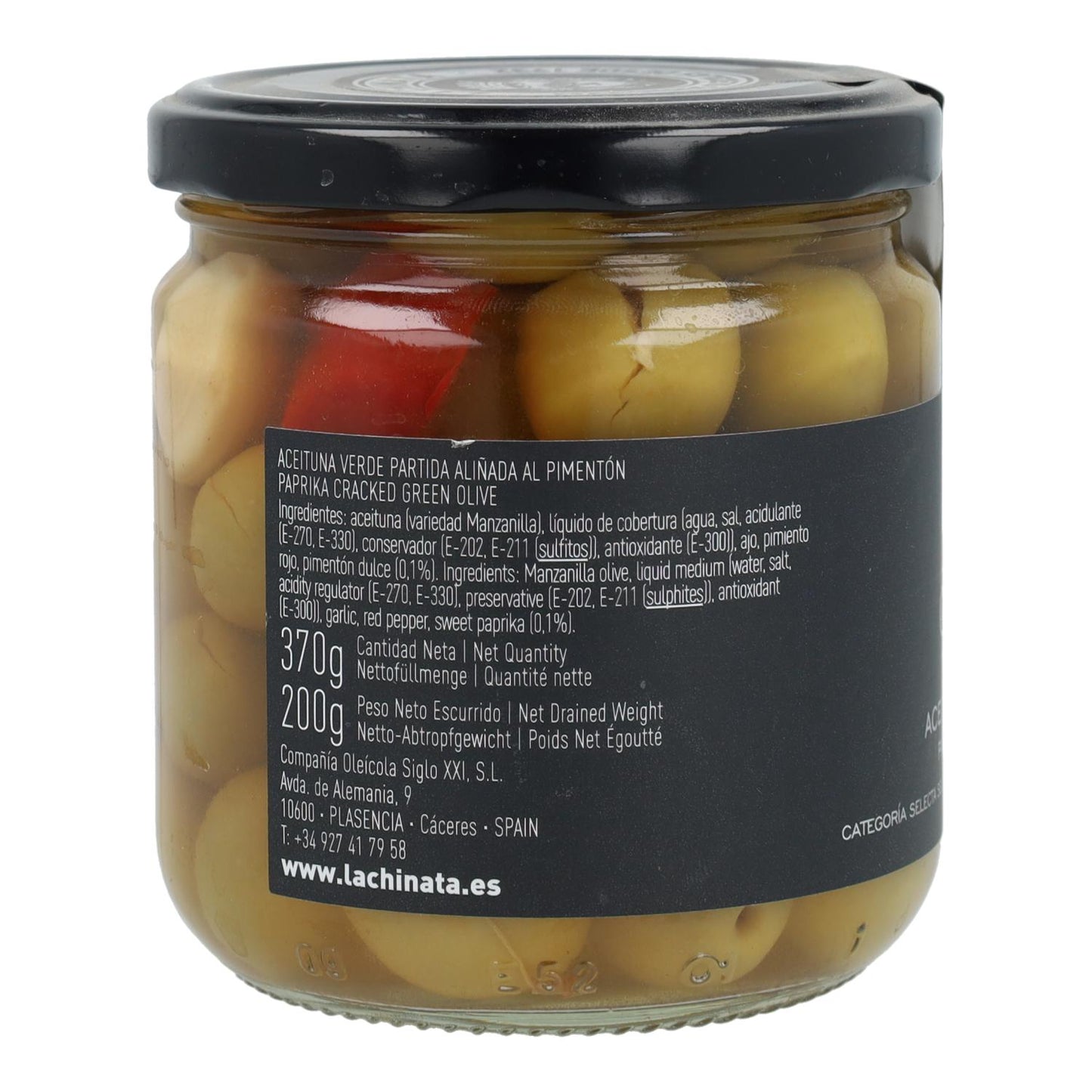 Olives Manzanilla La Chinata, concassées au paprika, 370 g