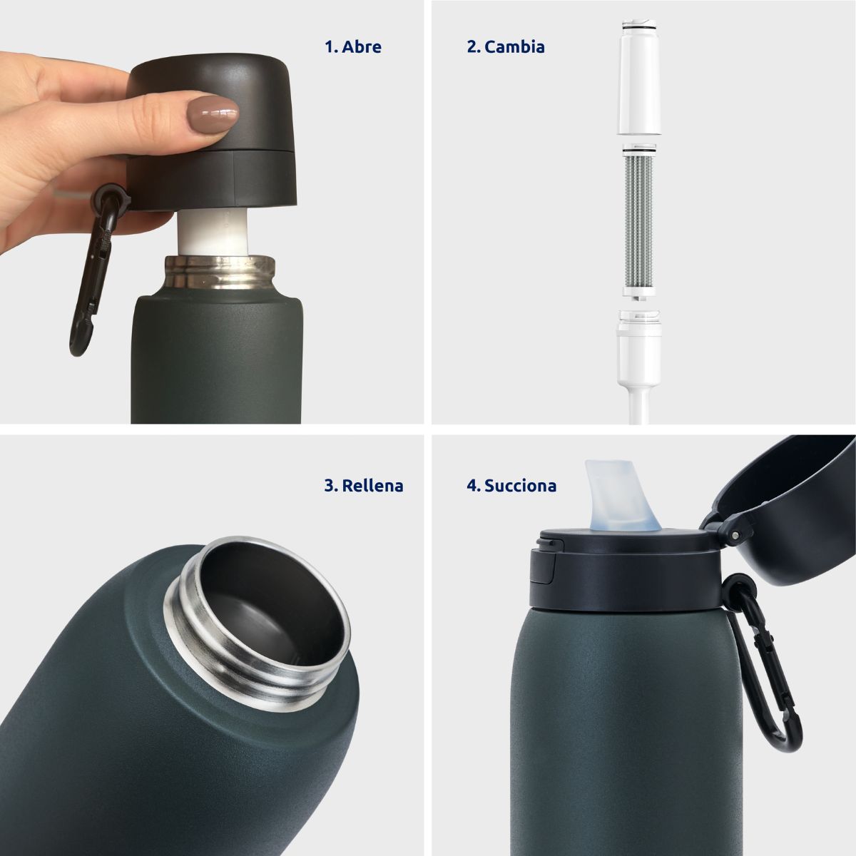 Butelka z filtrem do wody pitnej BottlePro Adventure TappWater 740 ml