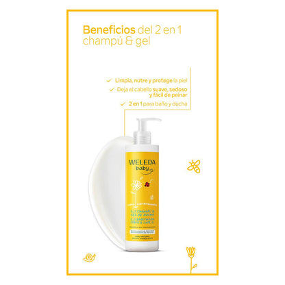 Shampoo & Duschgel Calendula Weleda 400 ml