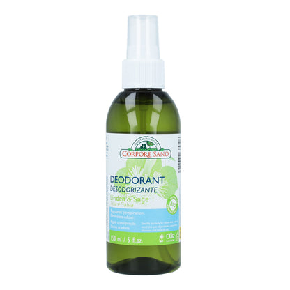 Pack 5x Déodorant tilleul et sauge Corpore Sano 150 ml