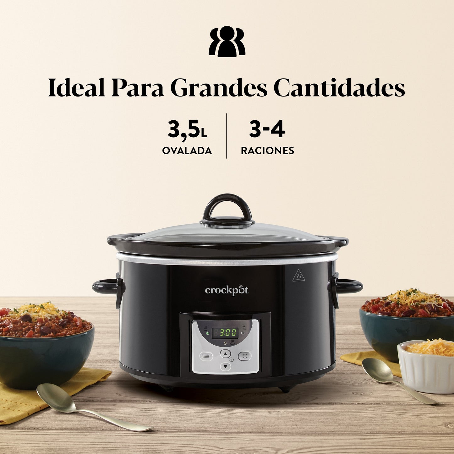 Crockpot slowcooker 3,5 L CSC113X (gereviseerd)