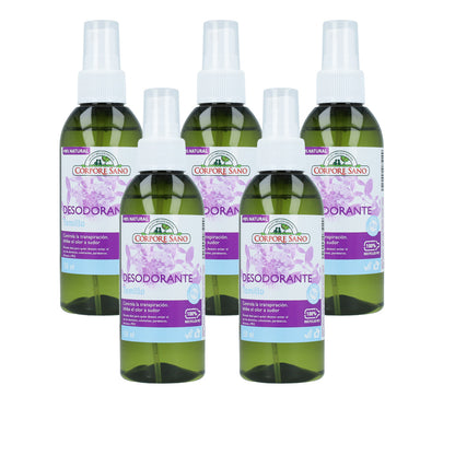 5x deodorant met tijm Corpore Sano 150 ml