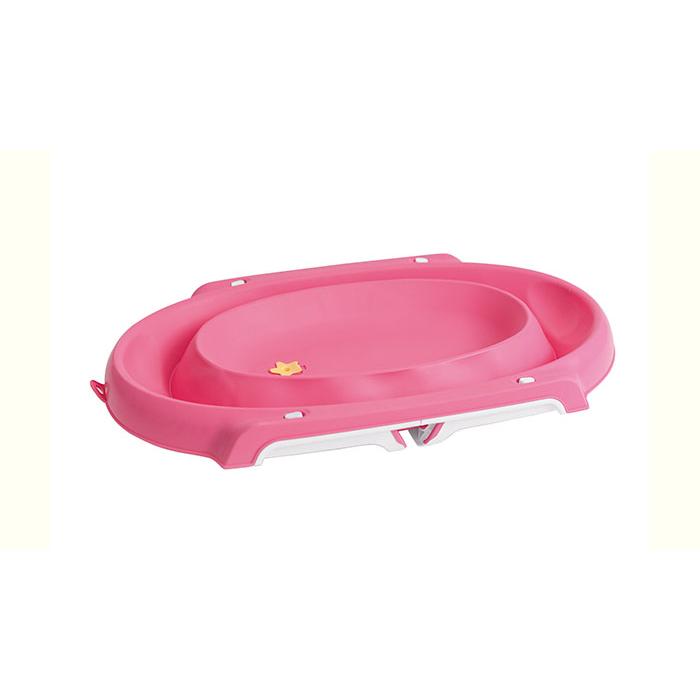 Olmitos Compact Pink Foldable Bathtub
