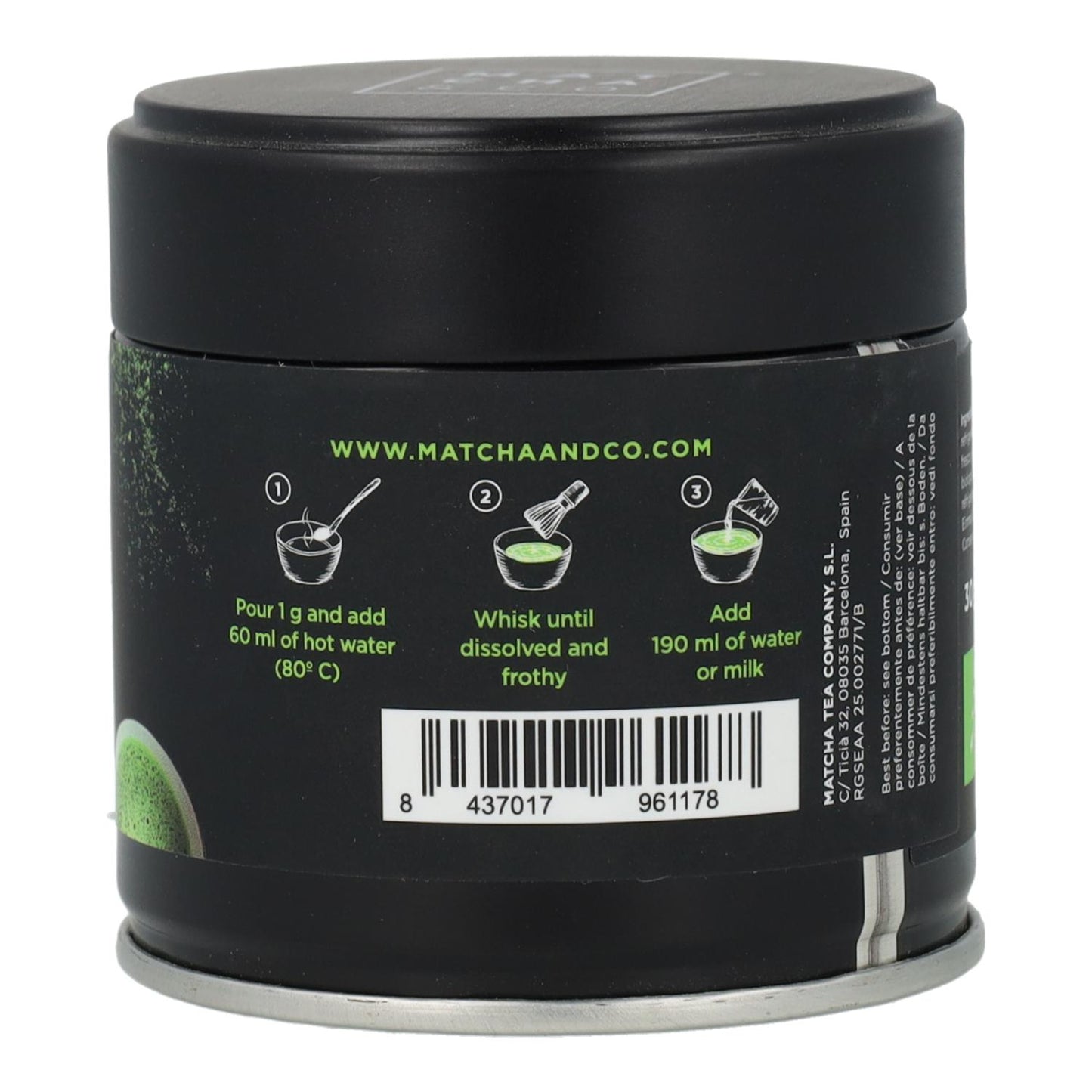 Matcha Premium Ceremonial 100 % ekologisk Matcha & CO 80 g