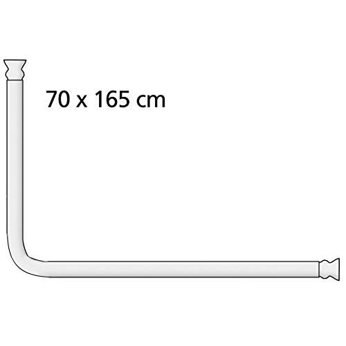 Zestaw prysznicowy narożny, biały
