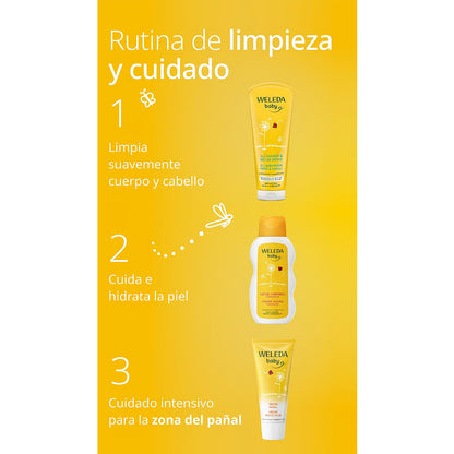 Weleda Calendula Baby Shampoo and Shower Gel 200 ml