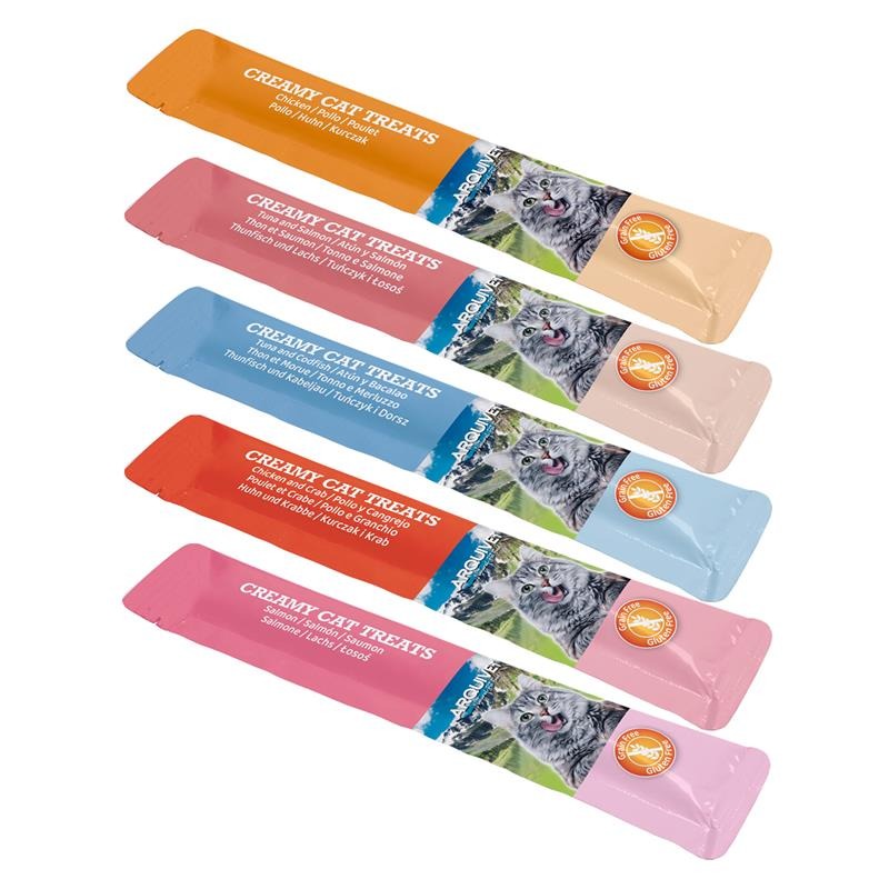 Creamy Cat Treats Snack cremoso Variety Pack Arquivet 30 pz