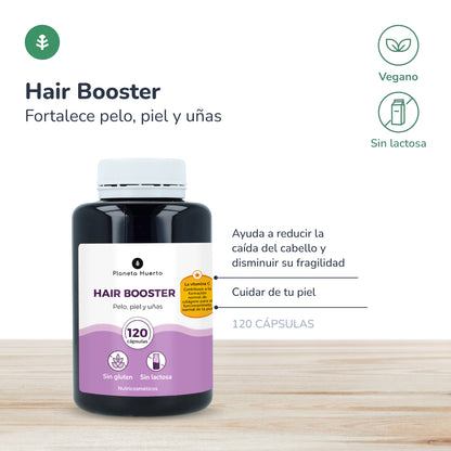 Hair Booster cheveux, peau et ongles Planeta Huerto 120 gélules