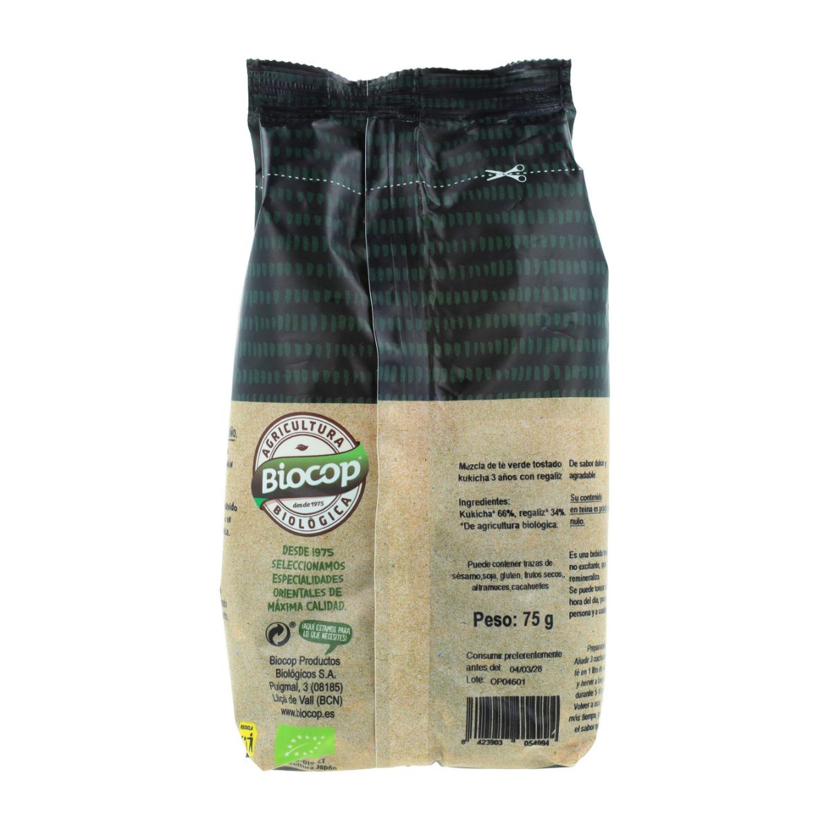 Herbata Kukicha 3-letnia z lukrecją Biocop 75 g