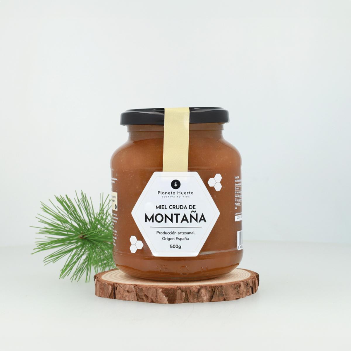 Pack 6x Miel Cruda de Montaña Planeta Huerto 500 g