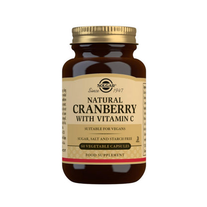 Cranberry mit Vitamin C – Solgar 60 pflanzliche Kapseln