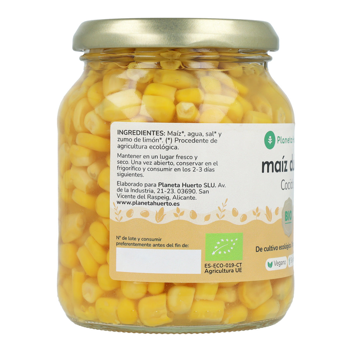 Suikermaïs ECO Planeta Huerto 340 g