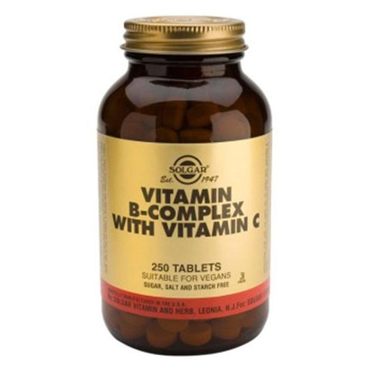 Vitamina B-Complex con vitamina C 250 compresse-Solgar