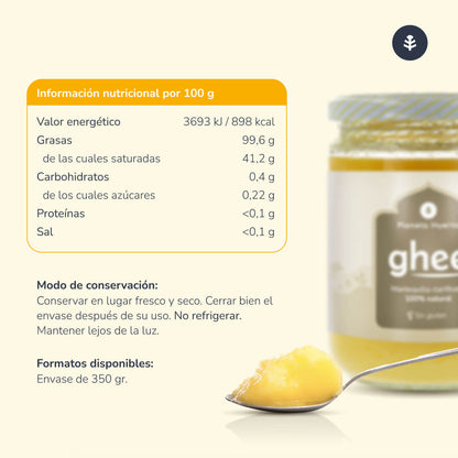 Pack 2x Ghee beurre clarifié ECO Planet Orchard 350 gr