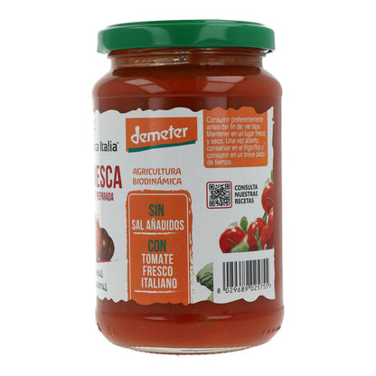 Sauce tomate Puttanesca aux olives et câpres Bio Demeter Organica Italia 325 ml