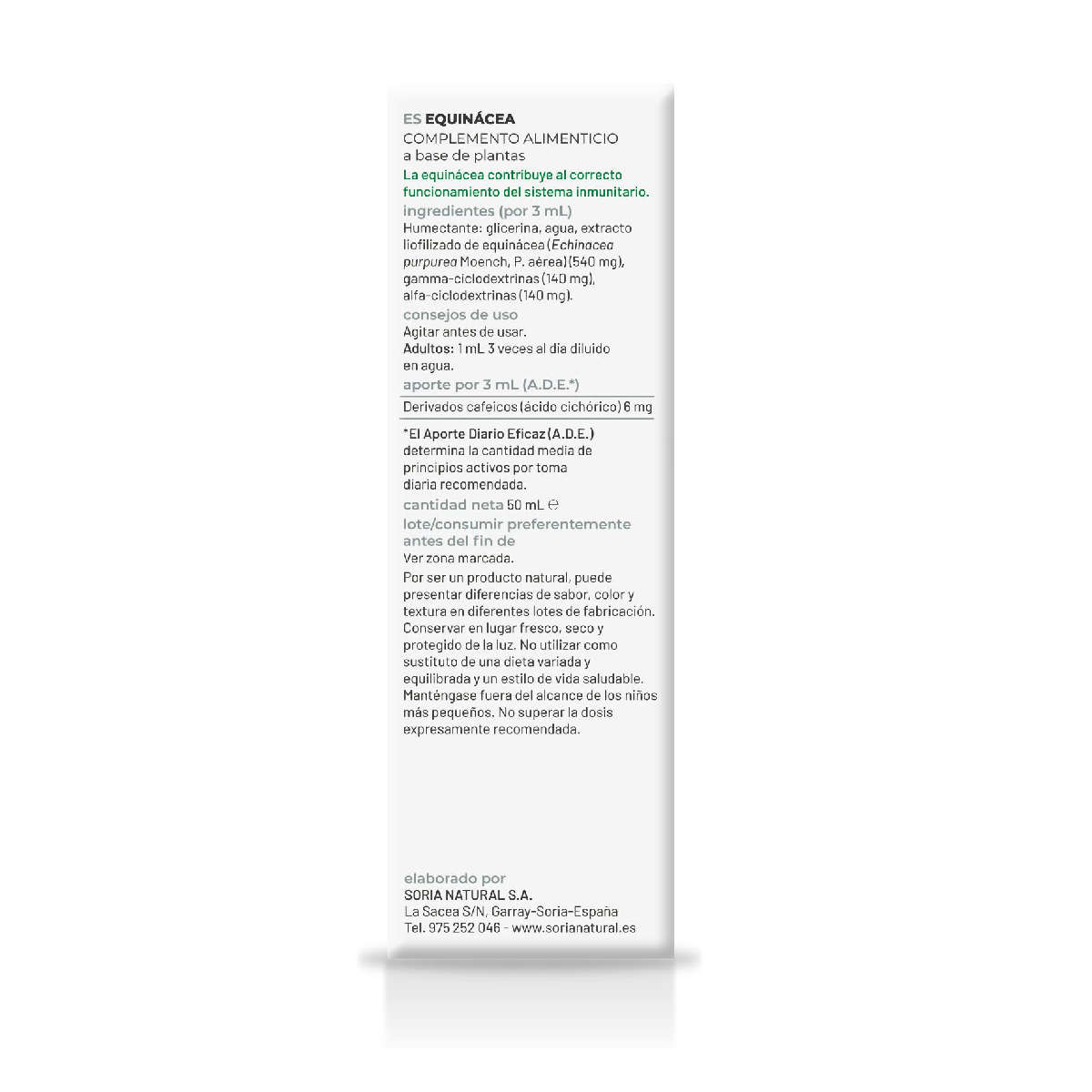 Opakowanie 2X Wyciąg z jeżówki Soria Natural, 50 ml