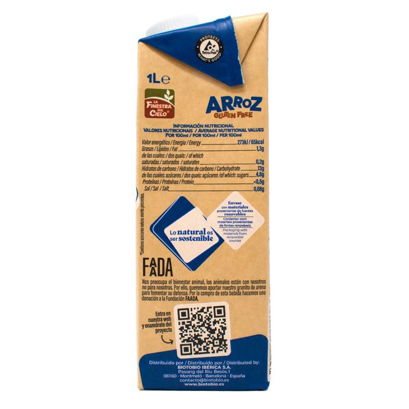 Glutenfri risdryck Bio La Finestra Sul Cielo 1 l