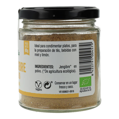 Gemberpoeder Bio Vegetalia 80 g