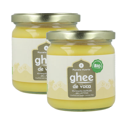 Opakowanie 2x masło klarowane Ghee ECO Planet Orchard 350 gr