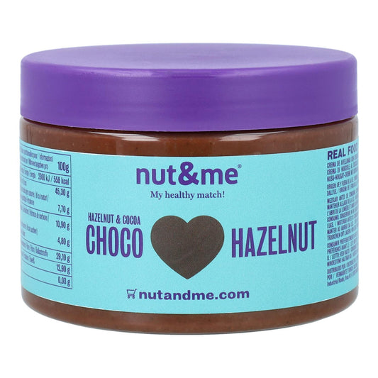 Kakao- och hasselnötskräm Nut&me 250 g
