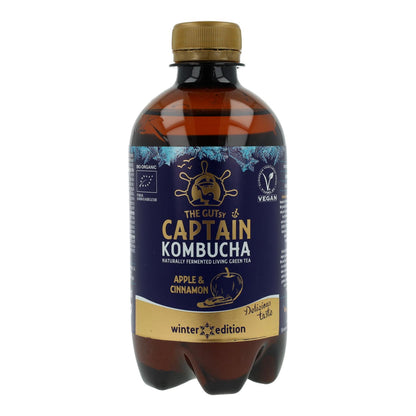 Captain Kombucha Apple & Cinnamon "Edicion Invierno" 400 Ml