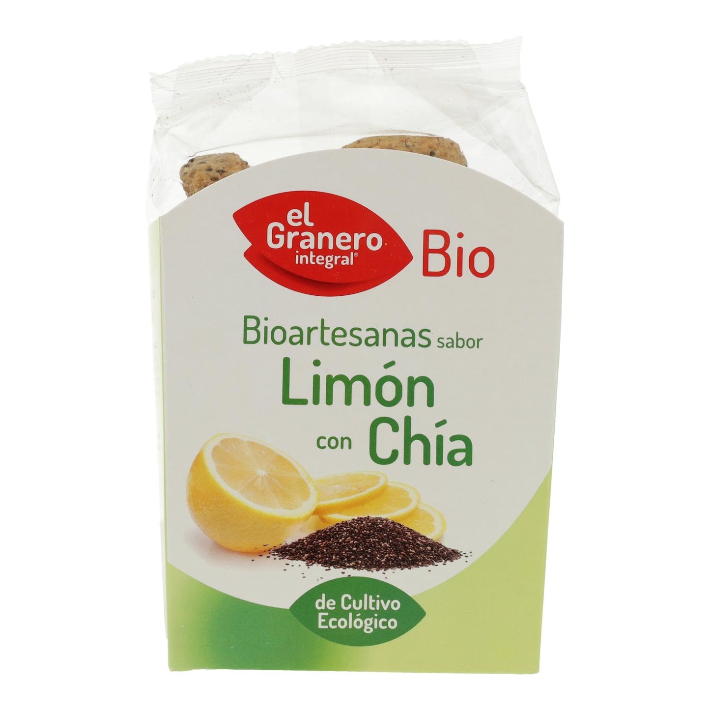 Biscuits artisanaux au citron et au chia bio El Granero, 220 g