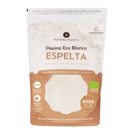 White Spelt Flour Eco Planeta Huerto 800 g