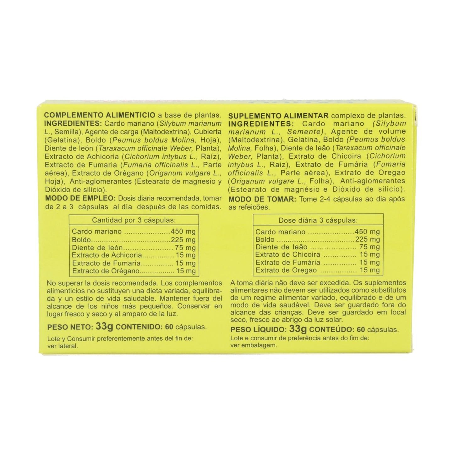 Mariadistel Plus Integralia, 60 capsules