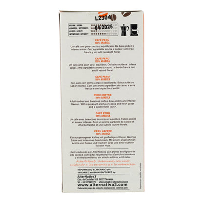 Alternativa malet kaffe från Peru, 250 g