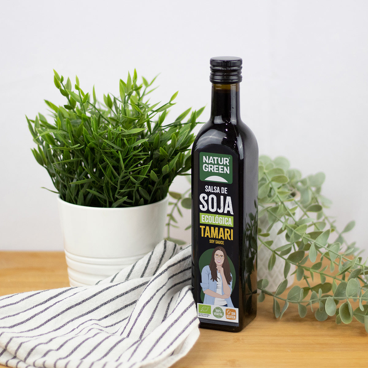 Tamari Naturgreen fles van 500 ml