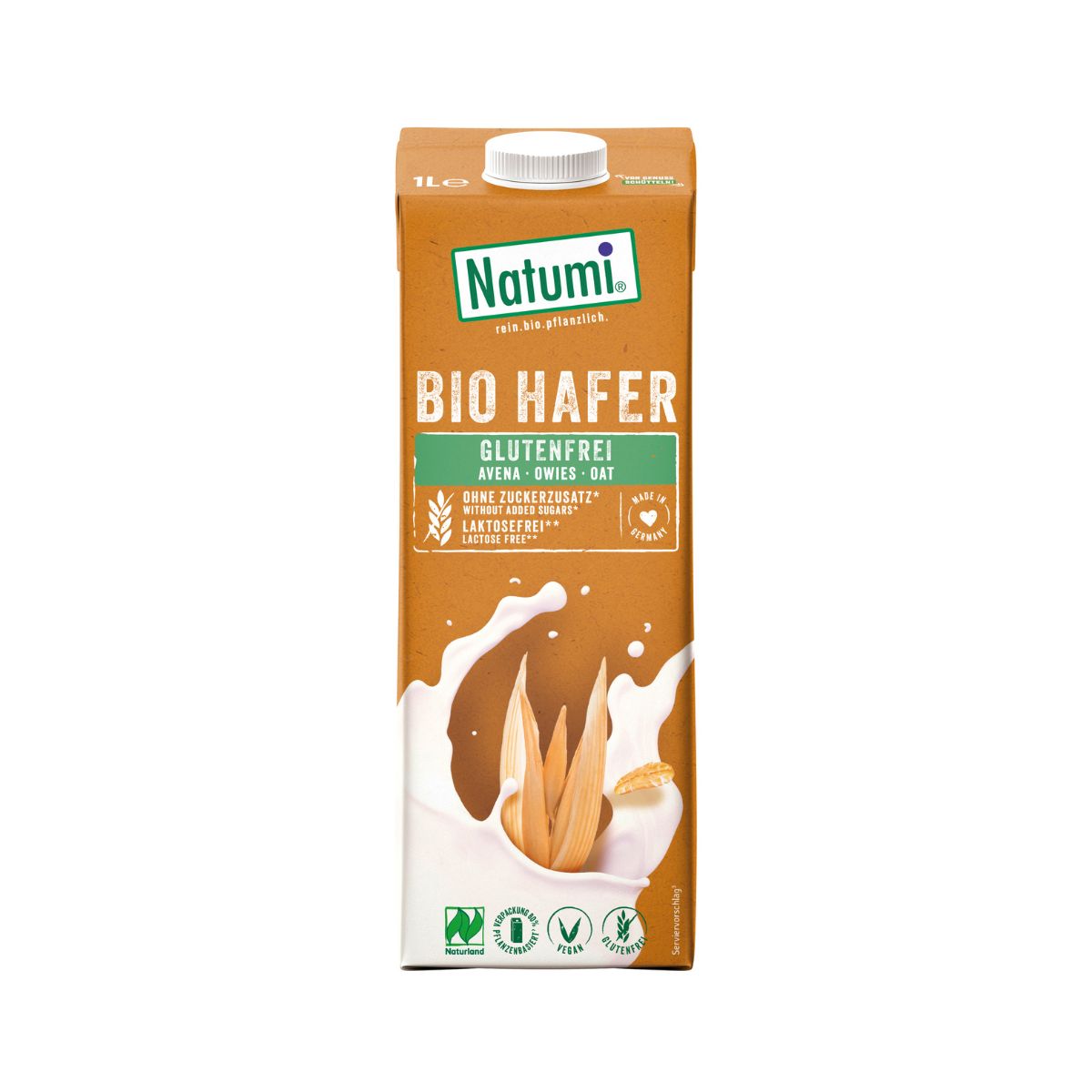 Glutenfreies Bio-Hafergetränk Natumi 1 l