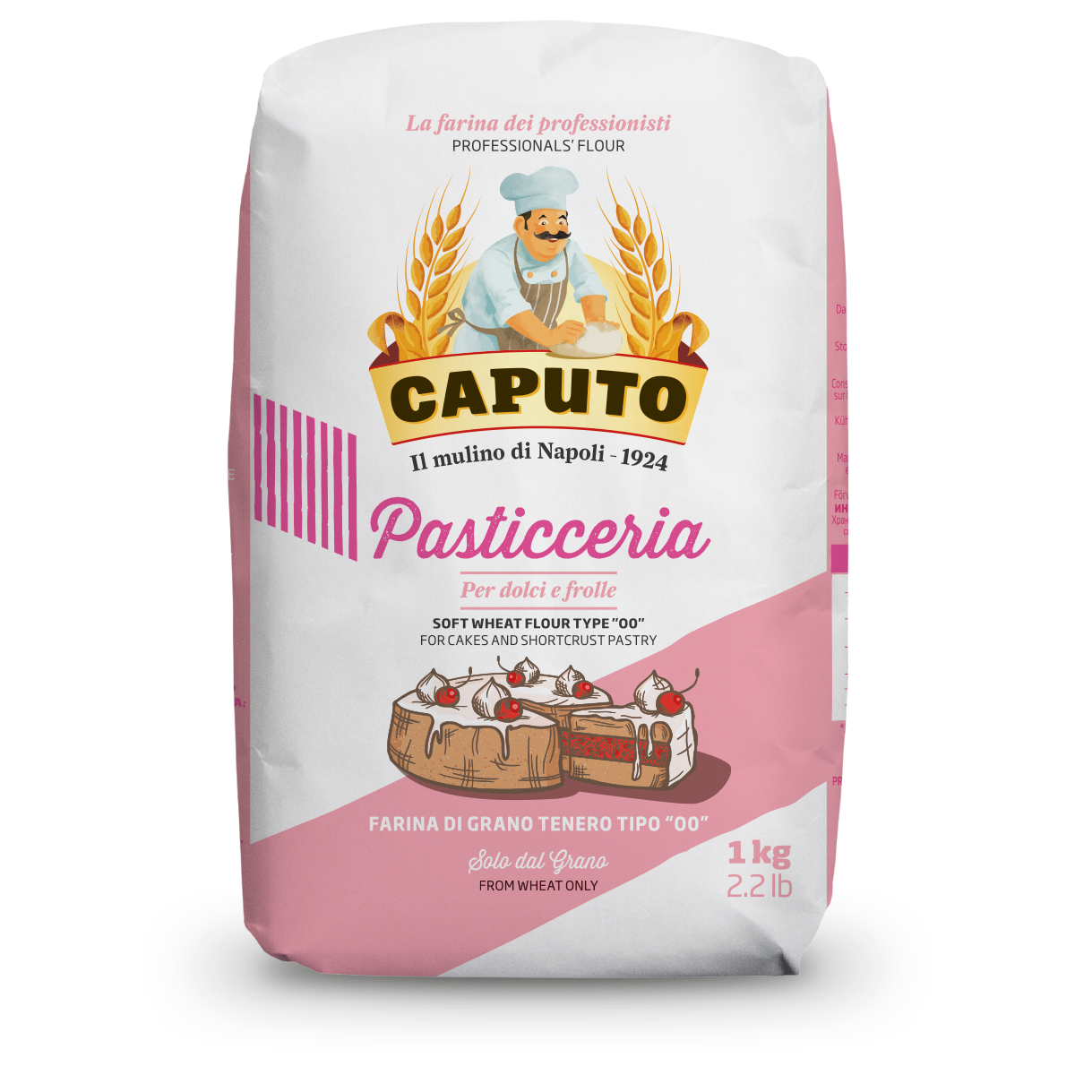 Farine de pâtisserie type 00 Caputo 1 kg